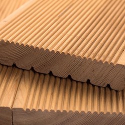 Террасная доска лиственница 27*142 мм, сорт AB