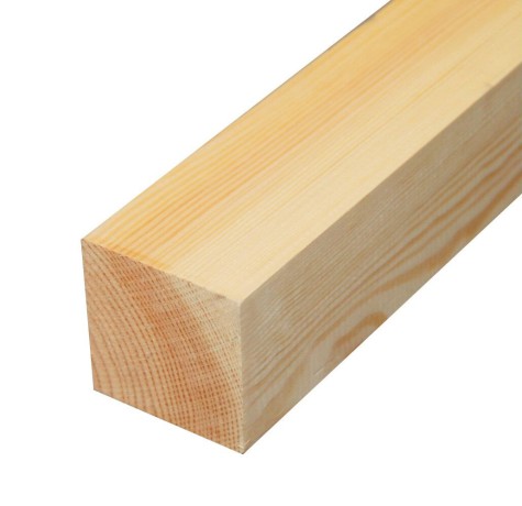 Брусок цельный строганный лиственница 45*45 мм, сорт В